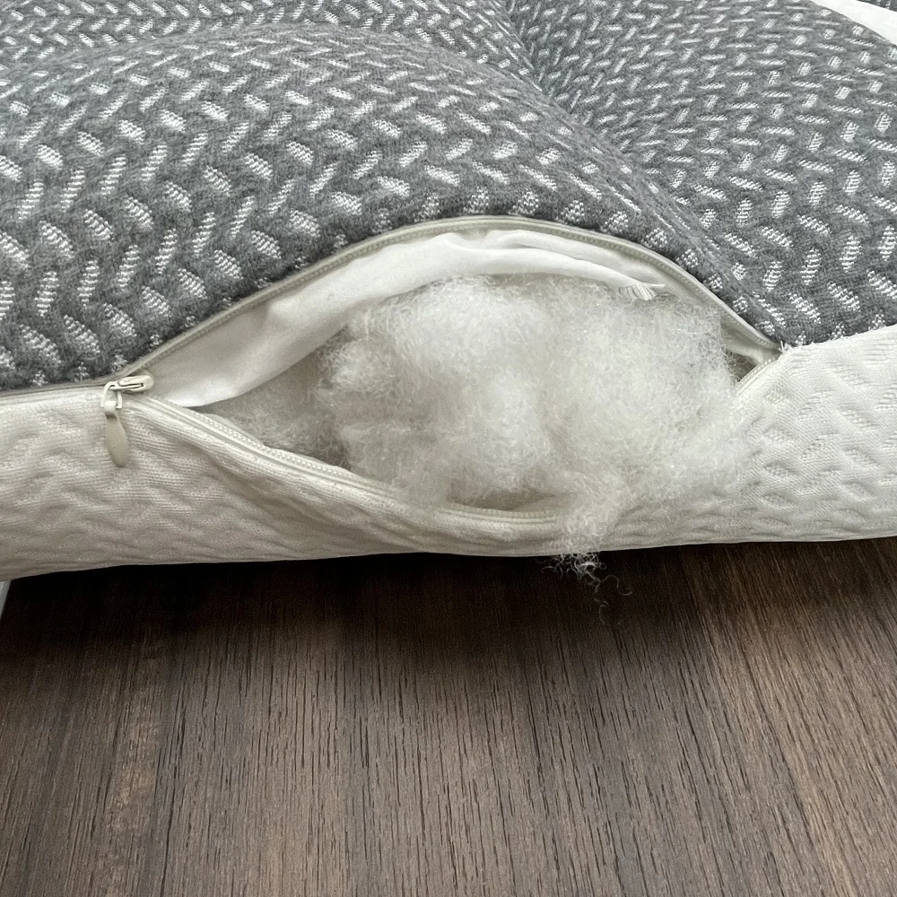 Soybean Mix Polyester Fiber Cervical Pillow Neck Pain Relieve for Bed Sleeping Support