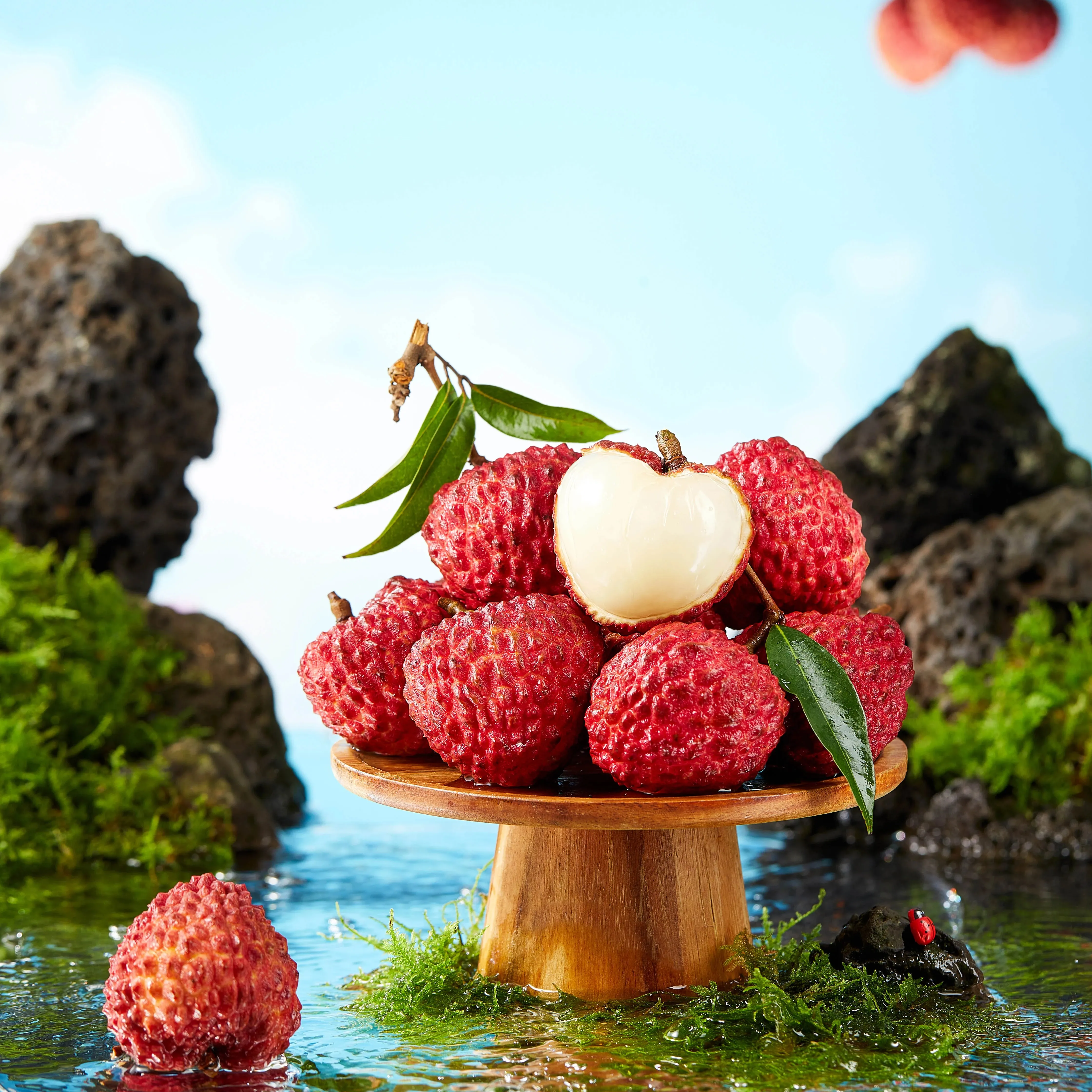 Blended Lychee Juice Essence Flavor Extract Liquid Variety for Baking and Cooking-Fresh Dried Styles Mixed Spices & Seasonings