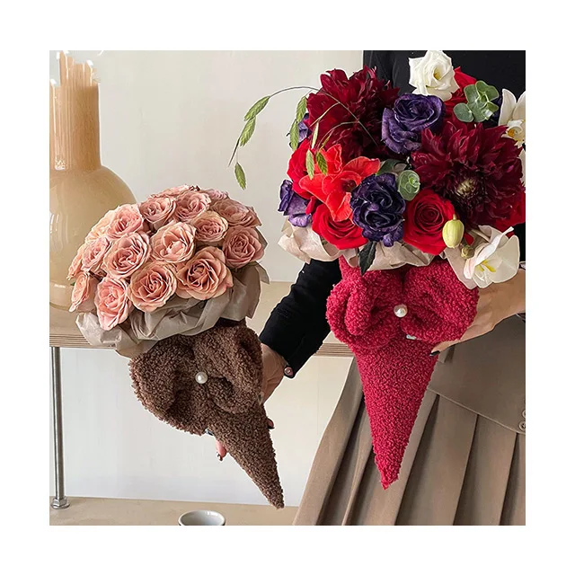Ammy Mothers Day Gift Ice Cream Cone Roses Bouquet of Flowers Sets for Women Preserved