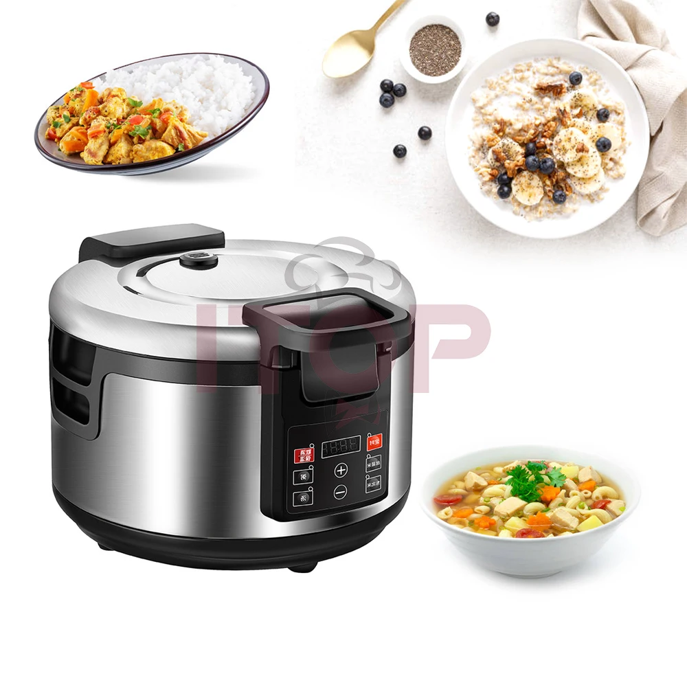 19L Big Capacity Cooking Pot Professional Panela Lcd Display Restaurant Catering Kitchen Equipment Olla
