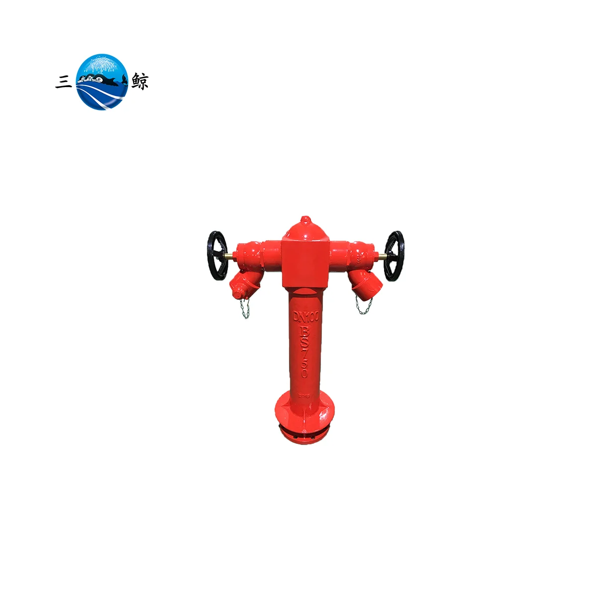 Two Way Wet Pillar Hydrant For Fire Fighting System Outlet Two Way Pillar Hydrant