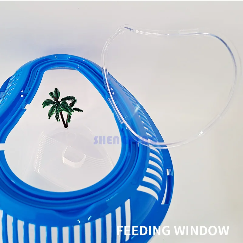 Aquarium turtle tank plastic aquarium fish tank Plastic framing jelly Fish tank aquarium portable fish box