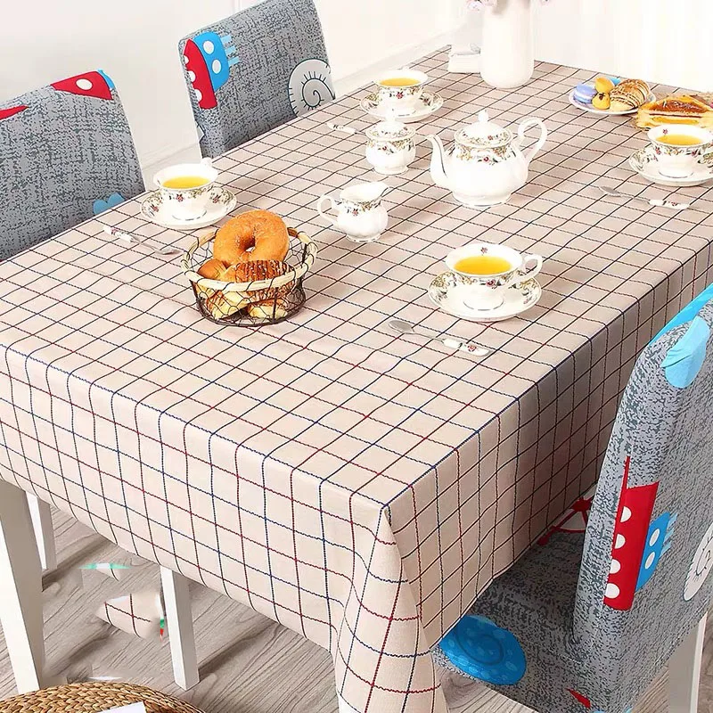 wholesale Household Hotel Biodegradable Plastic Table Cover Tablecloths Printed Disposable Dinner Table Cover