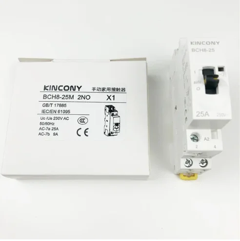 AC Contactor Modular By DIN Rail Mount 50/60HZ For DIY Smart Home Automation