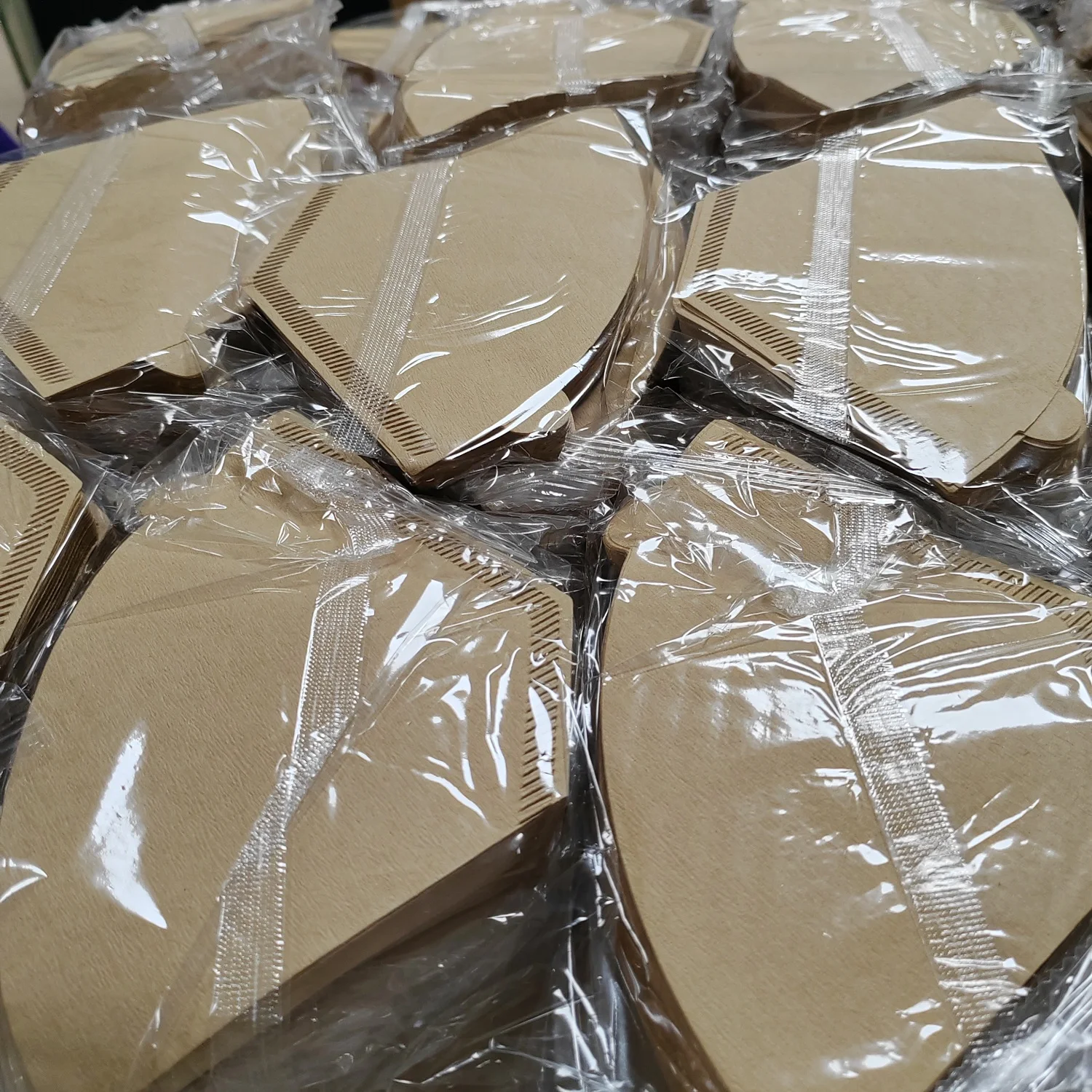 Wholesale low price sector shape coffee filter paper #4