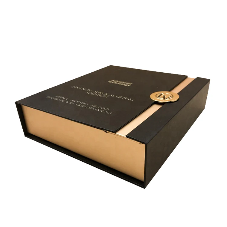 Black Folding Small Tuck Top Corrugated Cardboard Paper Boxes Carton Post Mailing Subscription Packaging box with logo