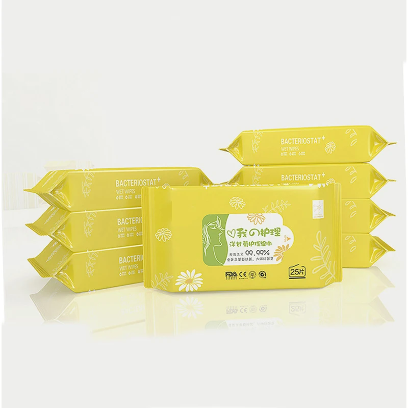 Lingettes дневные влажные салфетки товары для ухода за женщинами частная марка Интимная гигиена лечебная вагинальная салфетка оптовая продажа