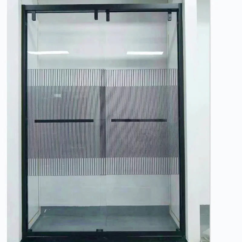 American luxurious good quality simple frameless bathroom shower door glass shower screen glass shower room