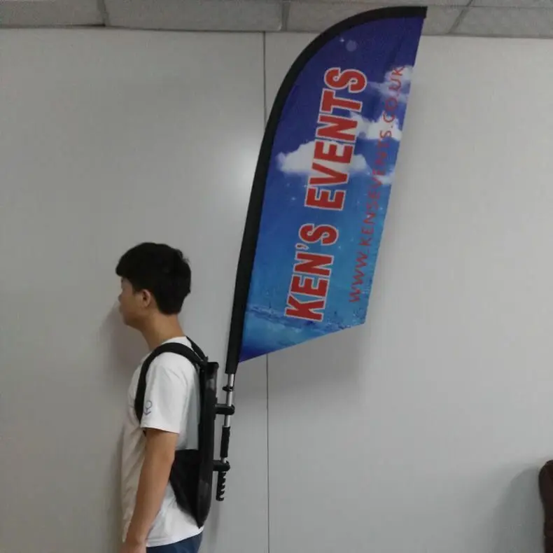 Backpack flag banner /walkinkg advertising banner back pack flag (1600174965772)