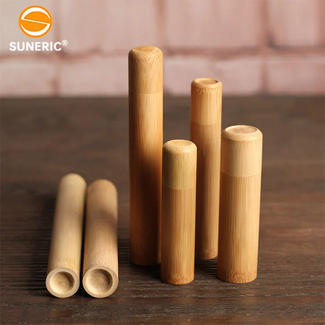 New Moisture-Proof Original Bamboo Mini Jars For Tea For Matcha Powder Portable Custom Tea Jar With Lid