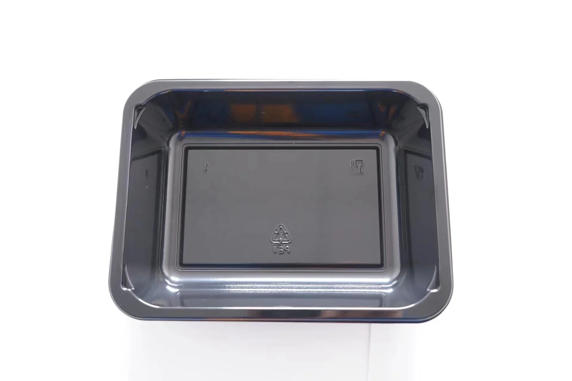Ovenable Plastic Container Airline CPET Food Trays