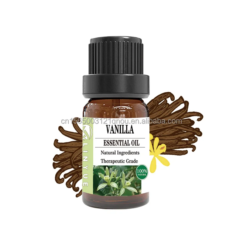 Manufacturer Vanilla Essential oil 100% pure natural plant oil  make private label and box with good quality