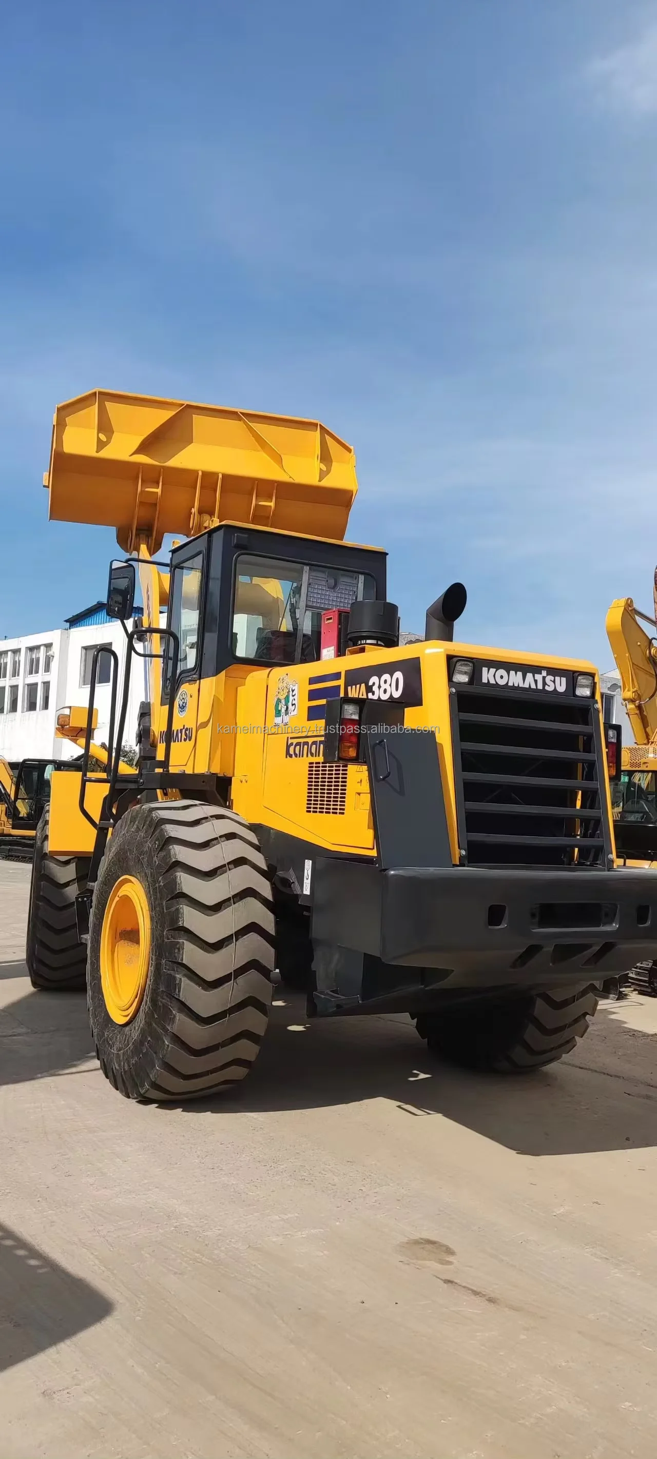 Used Japanese Komatsu WA380-6 wheel loader WA380-5 WA380-3, tractors 4x4 with loader WA380 mini loaders Komatsu WA600 price low
