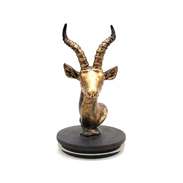 A06S Glass scented candles and lid with wild animal