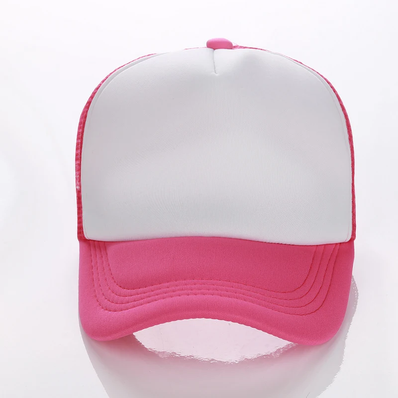 Yinsa SC002 Custom Printed Baseball Cap Hat Rose Red55-60mm Sublimation Cap Women Adult Snapback Baseball caps Hats