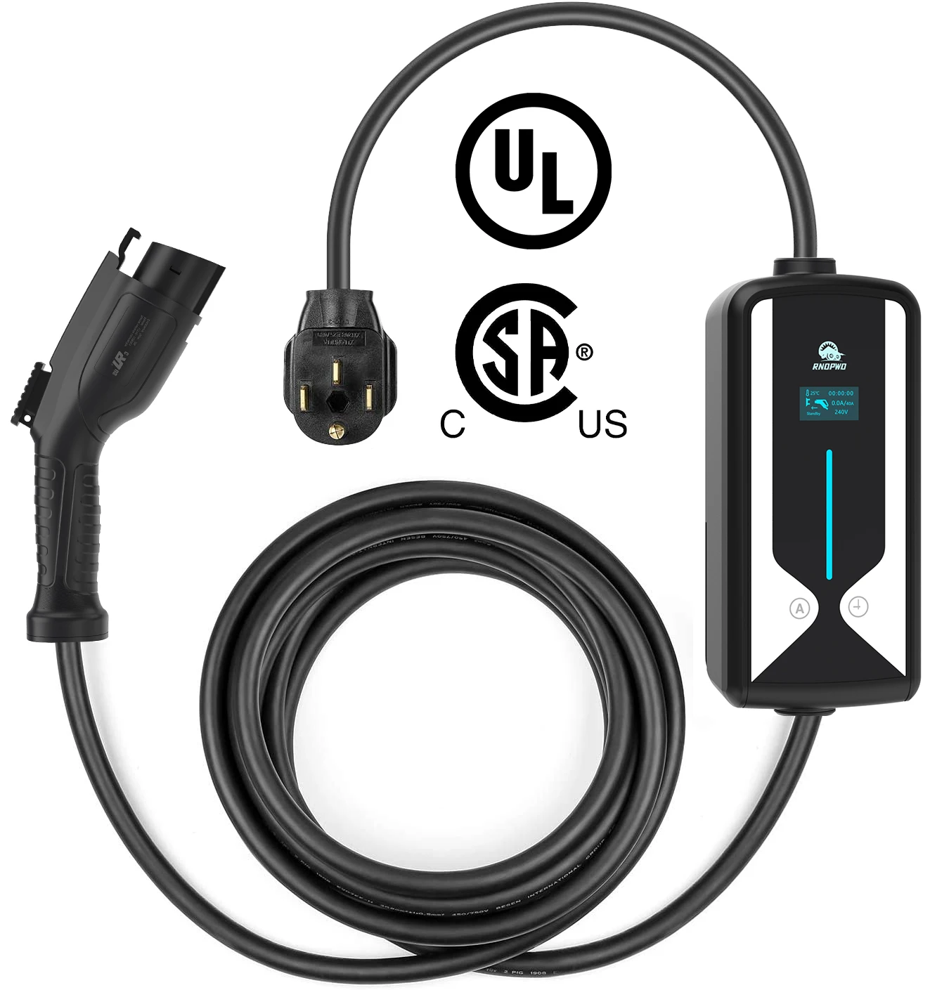 IEC 62196-2 16A Type2 Level2 5M 1.4KW 3.8KW 7.6KW 9.6KW Ev Charging Cable Strength FACtory Ev Charging Gun Wallbox