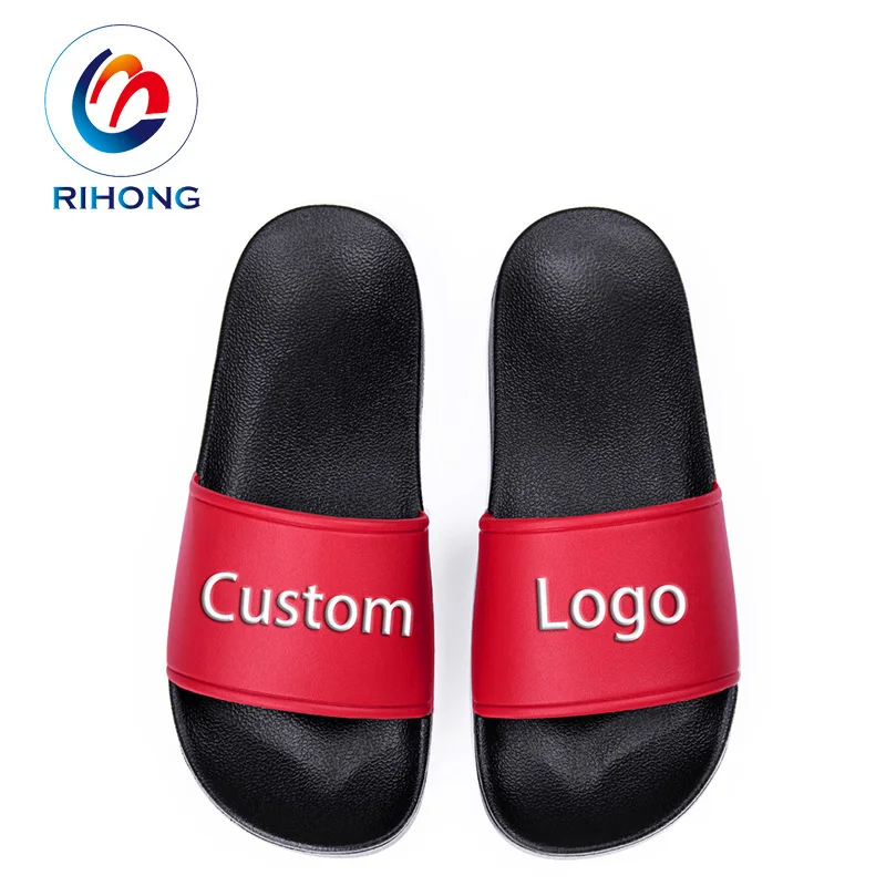 wholesale new arrival summer pvc rubber plastic sandal slide customization logo slippers for women new styles