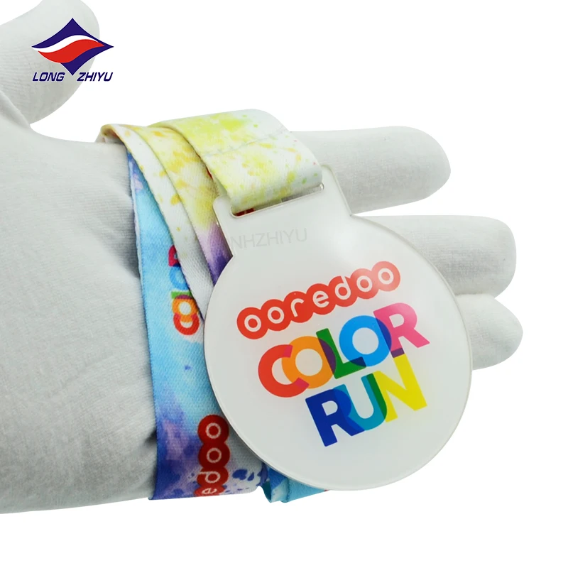 Longzhiyu 15 Years Manufacturer Custom Coin Medals Acrylic Printing Marathon Souvenir Medals Professional producer for medals