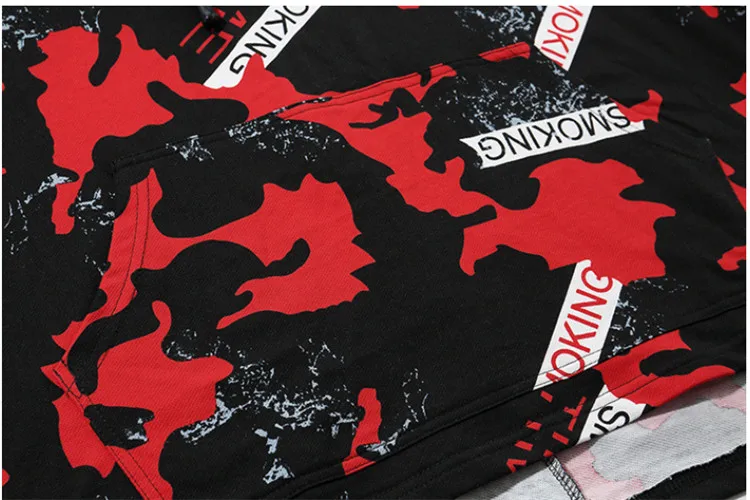 Camo Pattern High Quality custom mens hoddies/custom sublimation hoodies