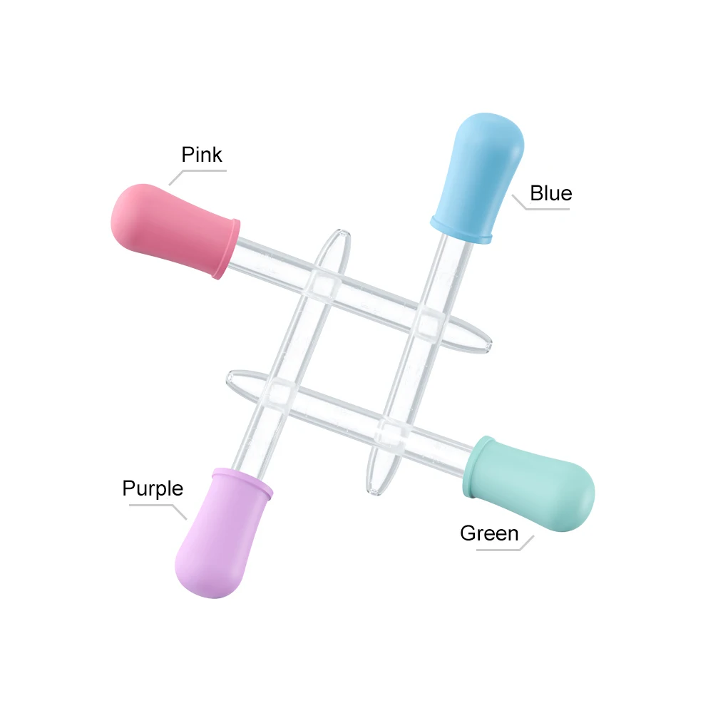 Medical PP Baby Oral Feeding Syringe Liquid Dropper Medicine Dispenser Feeder with Pacifier Head Suitable for Infants