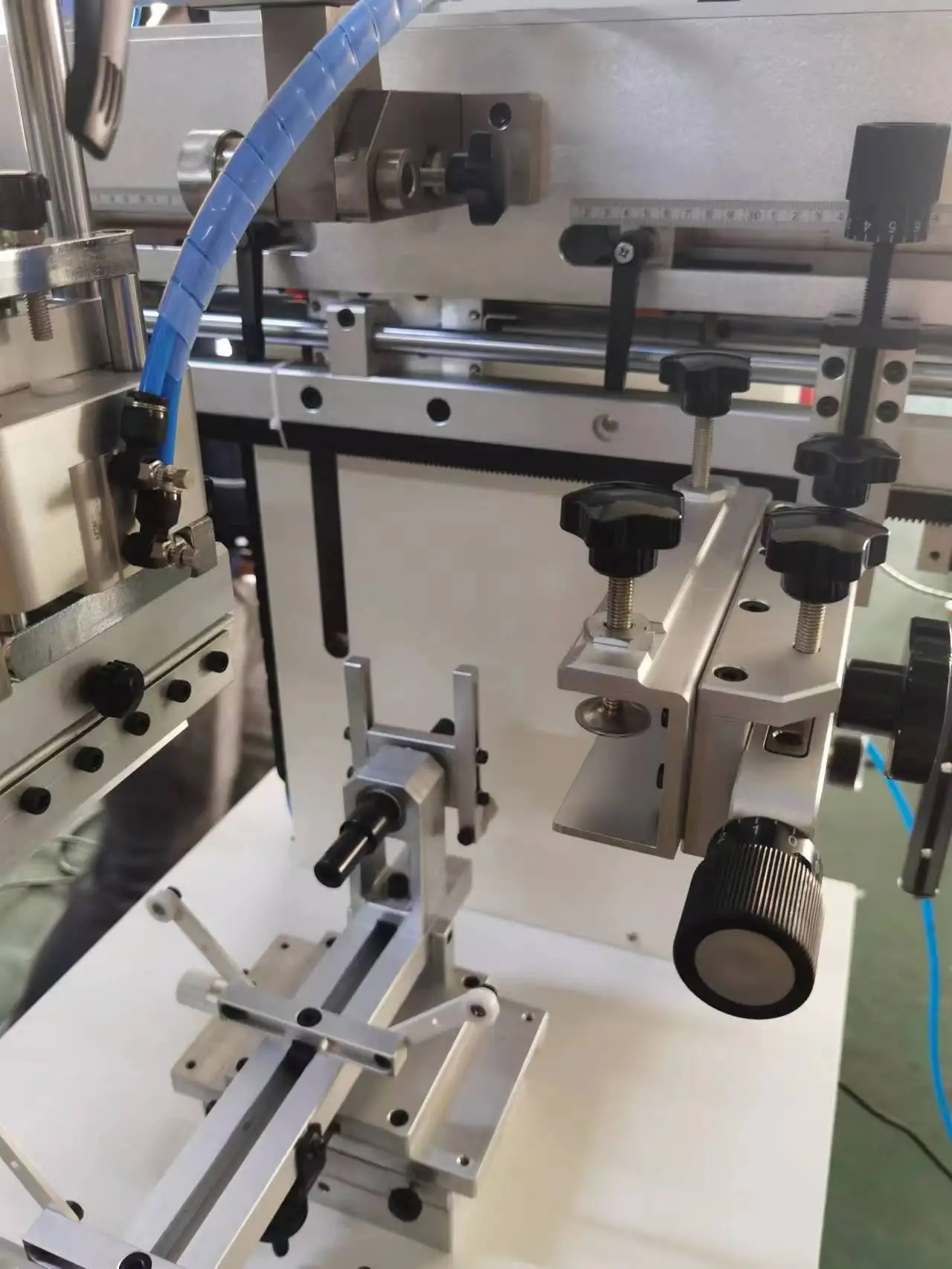 Automatic Vessel Screen Printers Penumatic Tubes Screen Printing Machine Price Round Serigraph Machine Manufacture with video