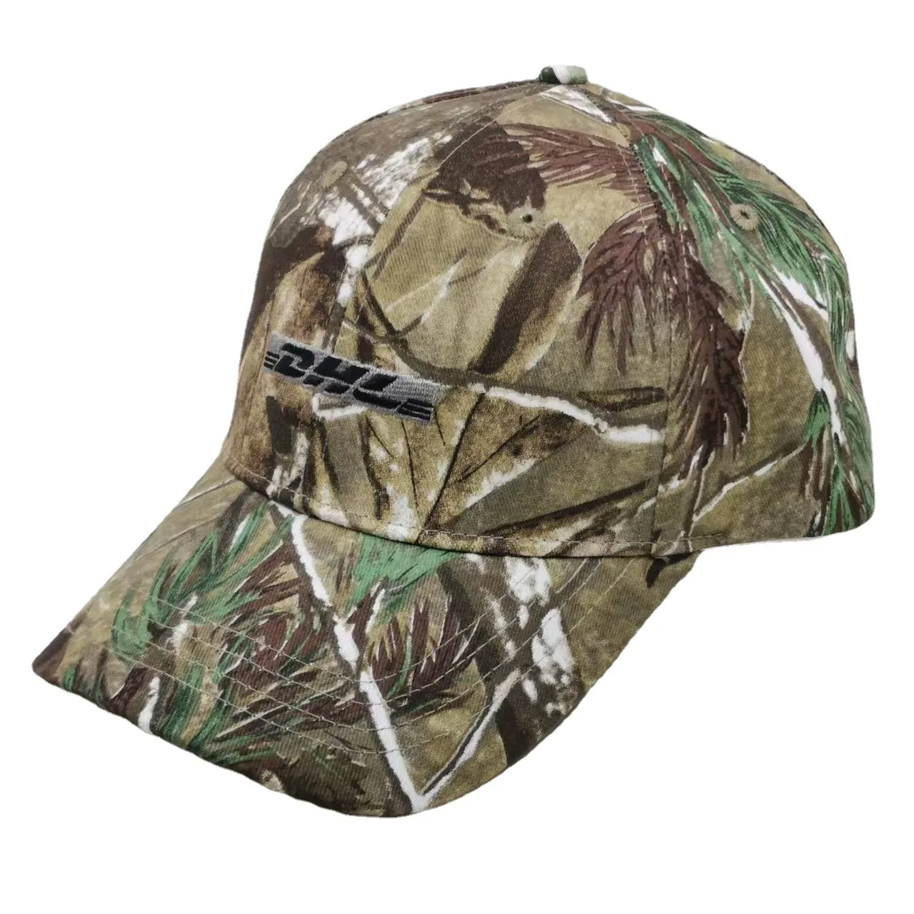 Лидер продаж, новый дизайн, кепки для занятий спортом на открытом воздухе, кепки с вышивкой из 6 панелей, кепки с камуфляжным узором в стиле роща