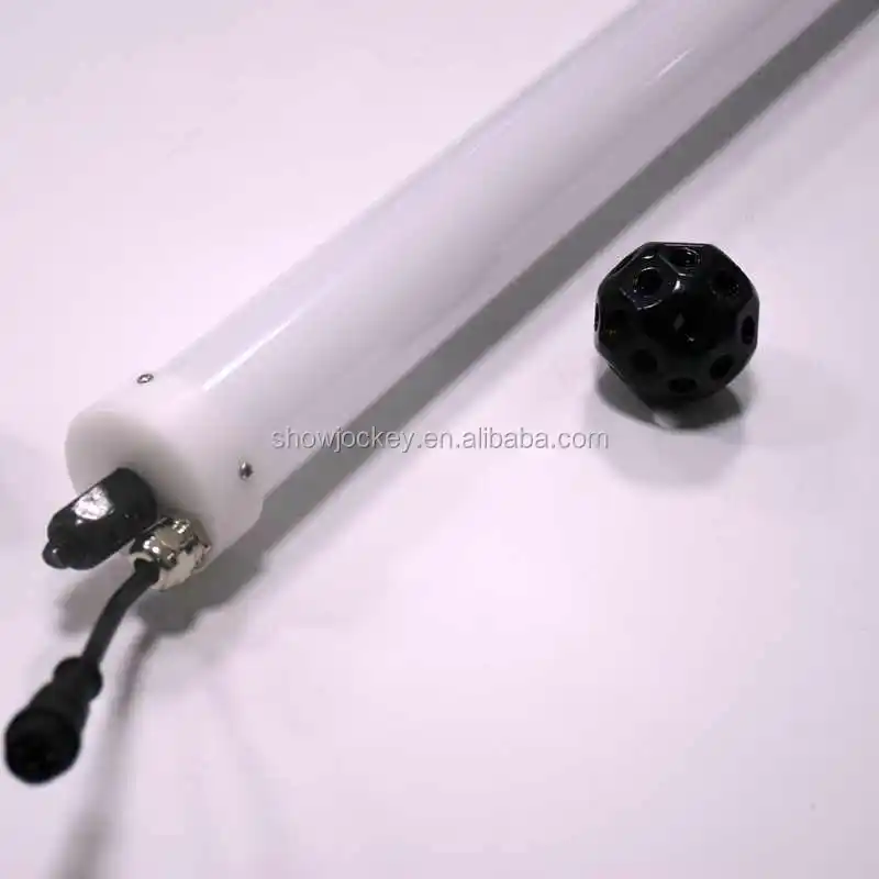 360 градусов Светодиодная лампа для украшения бара клуба 1 метр DC24v 5050RGB DMX управление 512 rgb светодиодная метеоритная трубка проектная Праздничная