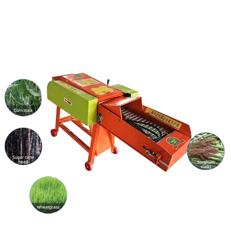 Hot Sale electric and diesel animal feed hay grass chopper and chaff cutter kutti machine chaff cutter