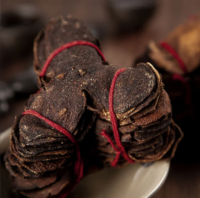 Wholesale Chinese Traditional Tangerine Peel Dry orange peel Xinhui Chenpi Tea