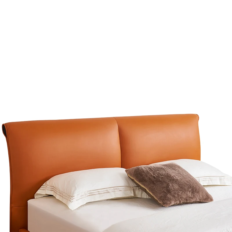 Customizable Double Bed 1.8m Modern Wood Luxury Bed Frame Soft Bedroom Furniture Queen King Size Bed