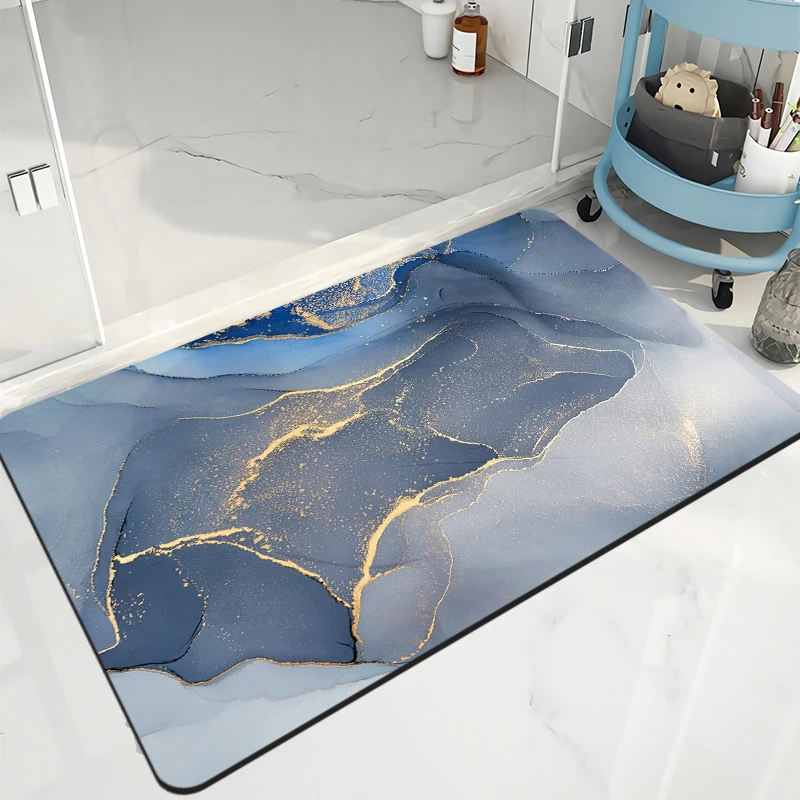 Modern Floor Mat Absorbent Bathroom Bedroom Carpet Door Mat Entry Door Non-slip Foot Mat