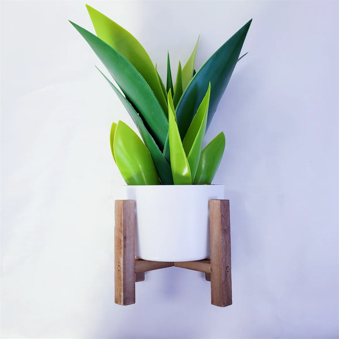 Artificial  Large Realistic Green Succulents Plants with Plastic Pots for Home and Office Decoration Including Aloe Echeveria