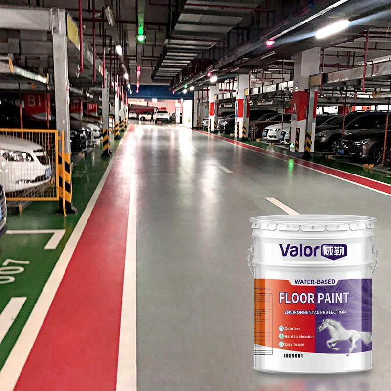 Industrial Paint Excellent Quality Epoxy Floor Paint coating Underground garage paint Green grey Environmental protection Epoxy
