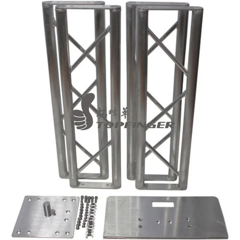 Foldable Moving Head Light Stand 4.92Ft Dj Totem Truss With Scrim And Carry Bag