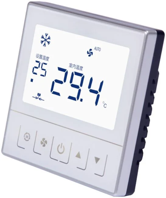 Digital Thermostat with Modbus RS485 Smart and large Touch Screen For FCU Fan coil unit controller