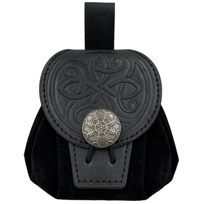 ecowalson  Medieval Punk Retro Waist Bag Renaissance Outdoor Belt Bag Wallet Travel Holiday Party  Cosplay Hanging Coin Purse