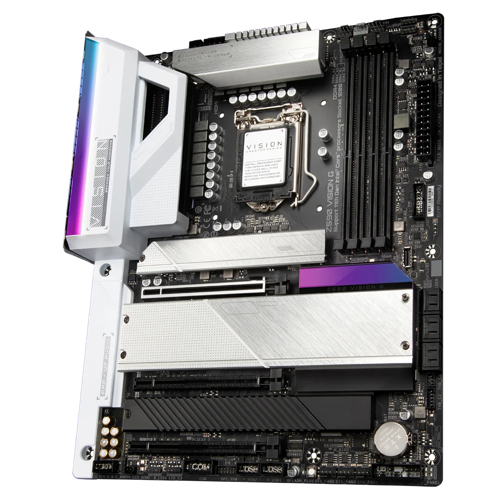 Spot Z590 VISION G desktop computer gaming motherboard ddr4 Z590 VISION G Snow Eagle computer motherboard