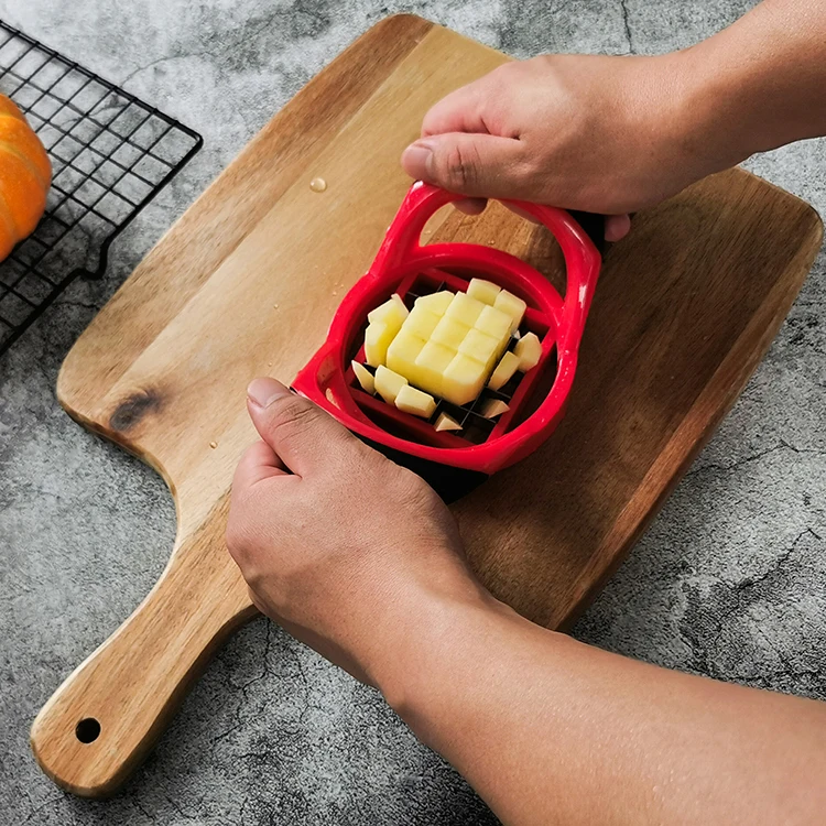 
Non-slip Potato Cutting Machine Home Use Cucumber Slicer Stainless Steel Potato Chips Strip Slicer French Fries Cutter 