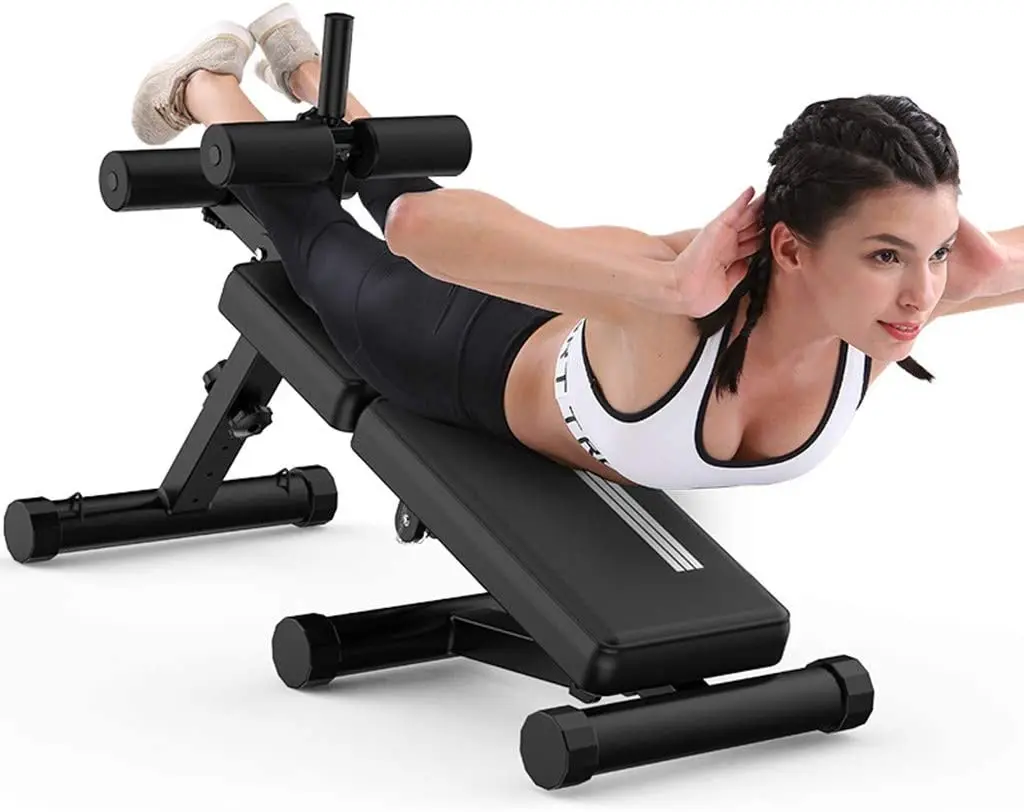 adjustable home workout exercise barbell bench chair free weight lifting press stool fitness abdominal training sit up benches