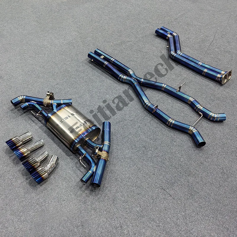OEM клапан Catback выхлопная система для BMW X3M/X4M F97/F98 3 0 T 2019-2022 гоночный спортивный автомобиль из титанового сплава труба глушитель