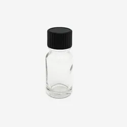 Hot sale 18-400 Black Phenolic Cap Poly Seal Cone Liner for 10ml essential oil clear glass bottle