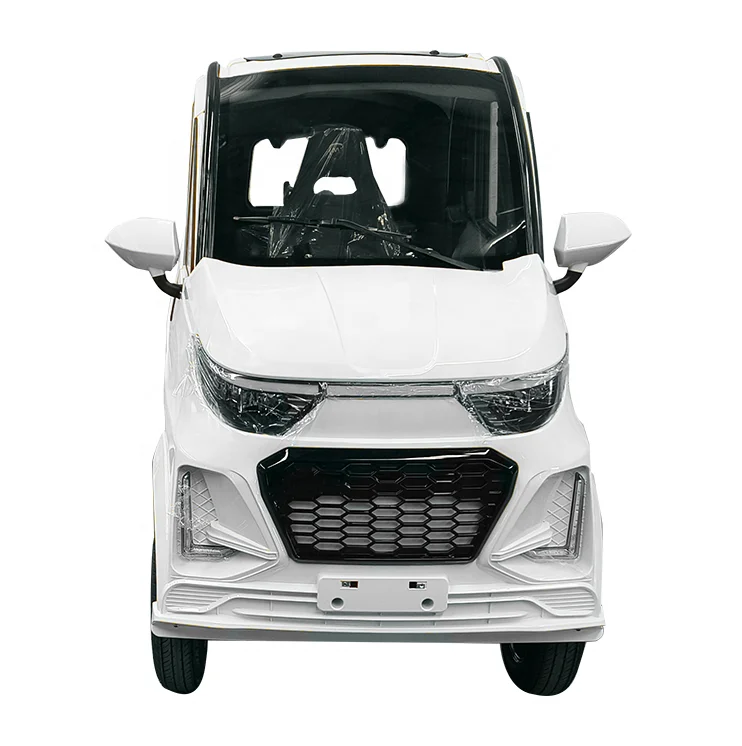 4 wheel 2 seater city cheap tuktuk 60v 2200W electric passenger vehicle mini scooter car with cabin