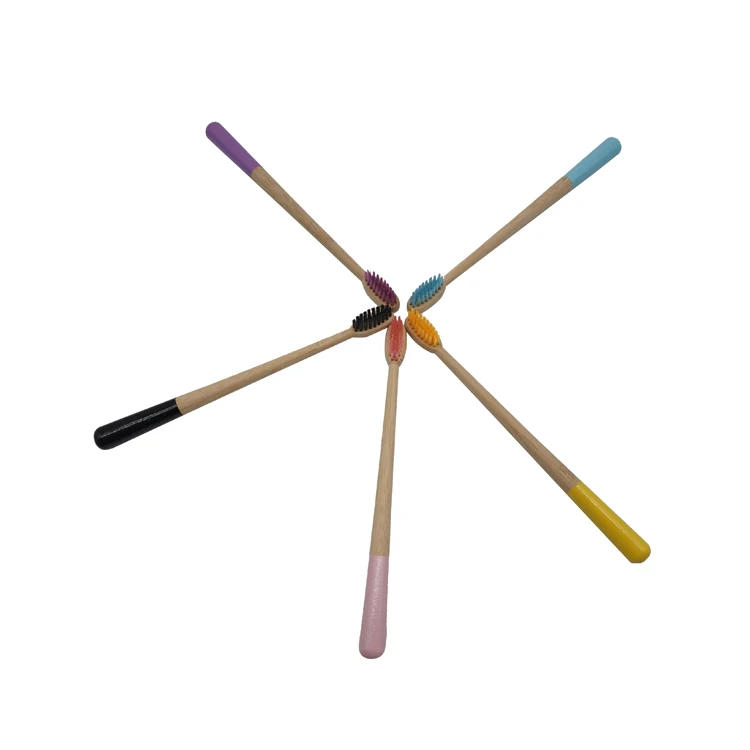 2022, новый дизайн, Экологически чистая бамбуковая зубная щетка с индивидуальным логотипом и принтом