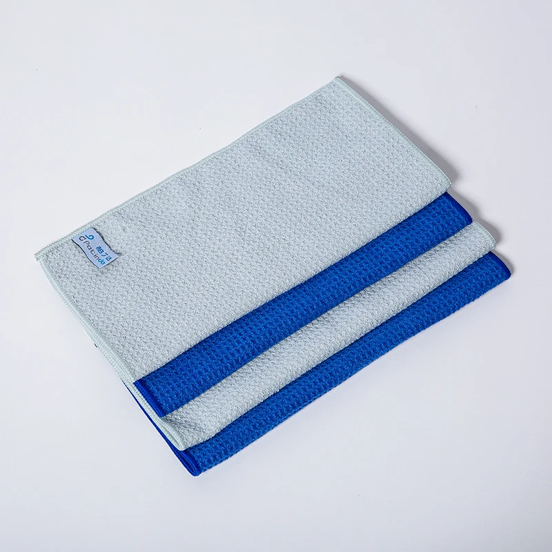 Customization Logo Microfiber waffle towel Quick Dry Window Kitchen Glasses Car Wash Cloth Microfiber Cleaning Cloths