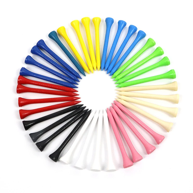 High Quality Wholesale Multicolor Wooden Golf Tees in Bulk with Cheaper Price