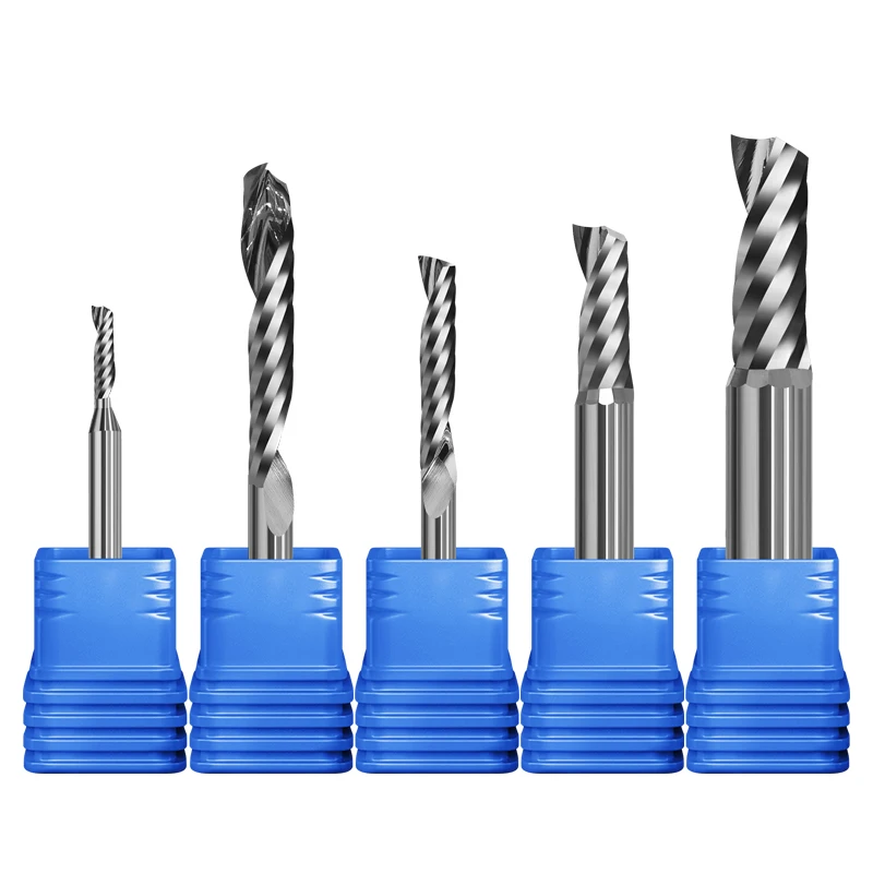 Carbide Cutter Up&Down Woodworking Compression Router Bit CNC Wood End Mill Cutting Tools