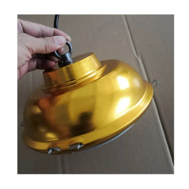 100W 150W 175W 250W Infrared Heat Bulb Use Golden Lampshade Brooder Lamp With Wire Plug Piglet Heating