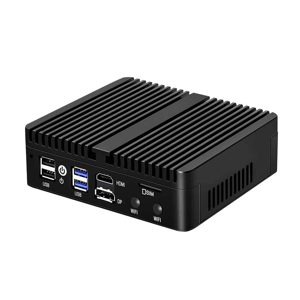 pfSense Firewall N5105 Router 4x i225 i226 2.5G LAN 2xDDR4 NVMe Industrial Fanless Mini PC 4xUSB HD-MI2.0 OPNsense PVE ESXi