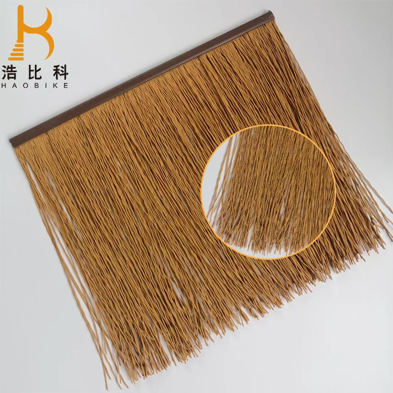 Multi-Specification plastic artificial grass thatch palmex thatch grass roof palm leaf thatched for roofing tile