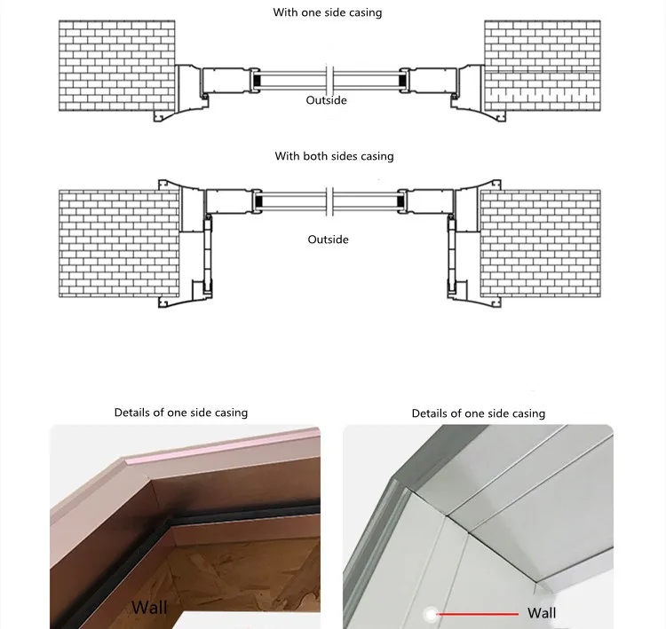 Hot sale frameless aluminum interior glass sliding door shower door